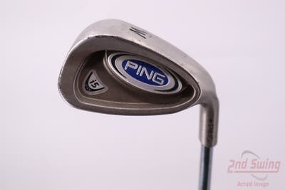 Ping i5 Single Iron Pitching Wedge PW Stock Steel Shaft Steel Regular Right Handed Black Dot 36.0in