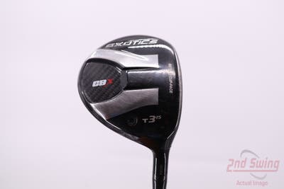 Tour Edge Exotics CBX T3 Fairway Wood 3 Wood 3W 15° Project X HZRDUS Red 75 6.5 Graphite X-Stiff Right Handed 43.0in
