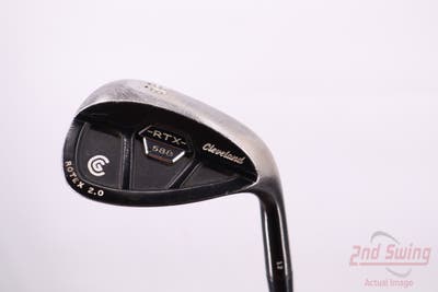 Cleveland 588 RTX 2.0 CB Black Satin Wedge Lob LW 58° 12 Deg Bounce Cleveland ROTEX Wedge Steel Wedge Flex Right Handed 35.5in
