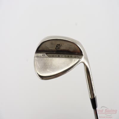 Titleist Vokey SM8 Tour Chrome Wedge Lob LW 58° 12 Deg Bounce D Grind Stock Steel Shaft Steel Wedge Flex Right Handed 35.25in