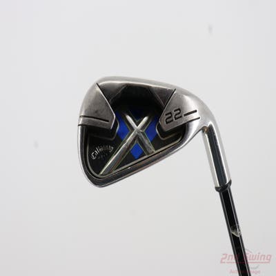 Callaway X-22 Single Iron 6 Iron Callaway X Steel Graphite Uniflex Right Handed 37.5in