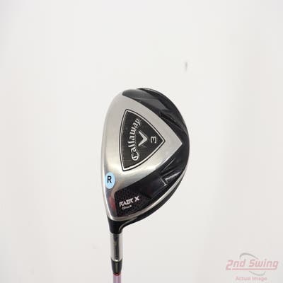 Callaway Razr X Black Fairway Wood 3 Wood 3W ProLaunch AXIS Red Graphite Regular Left Handed 43.5in