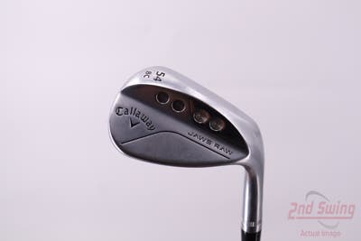 Callaway Jaws Raw Chrome Wedge Sand SW 54° 8 Deg Bounce C Grind Mitsubishi MMT 105 Graphite Stiff Right Handed 35.5in