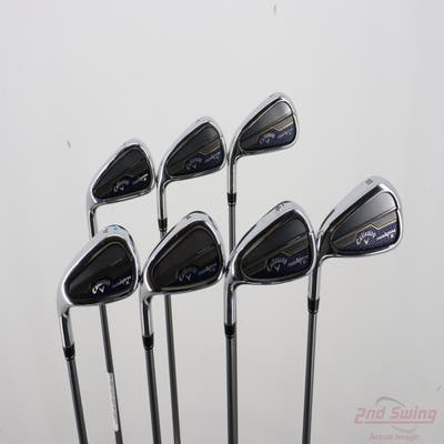 Callaway Paradym X Iron Set 5-PW AW Project X HZRDUS Silver Gen4 65 Graphite Regular Left Handed +1/2"