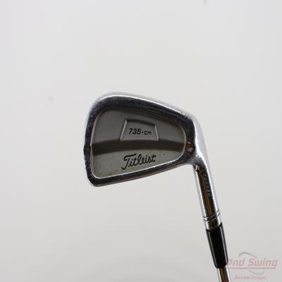 Titleist 735.CM Chrome Single Iron 7 Iron True Temper Dynamic Gold R300 Steel Regular Right Handed 37.0in