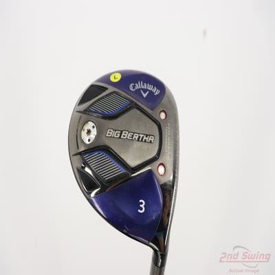Callaway Big Bertha REVA Womens Fairway Wood 3 Wood 3W Callaway RCH Wood 50 Graphite Ladies Right Handed 42.0in