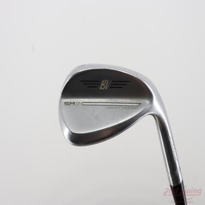 Titleist Vokey SM9 Tour Chrome Wedge Lob LW 58° 14 Deg Bounce K Grind Titleist Vokey BV Steel Wedge Flex Right Handed 35.25in