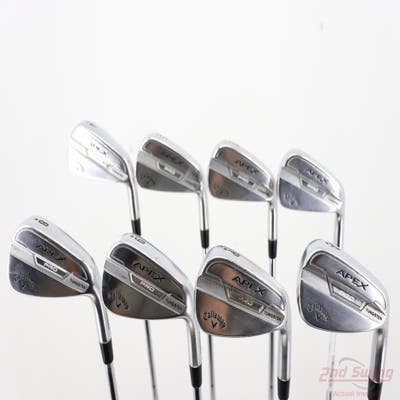 Callaway Apex Pro 21 Iron Set 4-PW AW True Temper Elevate ETS 115 Steel X-Stiff Right Handed STD