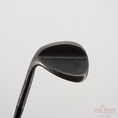 Titleist Vokey SM9 Jet Black Wedge Lob LW 58° 8 Deg Bounce M Grind Stock Steel Shaft Steel Wedge Flex Left Handed 35.5in