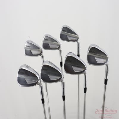 Ping i525 Iron Set 5-PW AW FST KBS Tour C-Taper 105 Steel Regular Right Handed Black Dot +1/2"