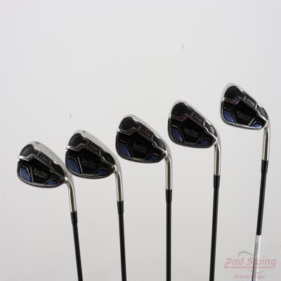 Tour Edge Hot Launch C521 Iron Set 7-PW SW Aldila Rogue Black 60 Graphite Regular Right Handed +1/4"