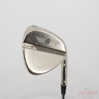 Titleist Vokey SM8 Brushed Steel Wedge Sand SW 56° 14 Deg Bounce F Grind Titleist Vokey BV Steel Wedge Flex Right Handed 35.5in