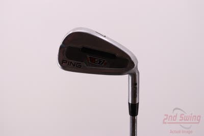 Ping S57 Single Iron 7 Iron True Temper Dynamic Gold S300 Steel Stiff Right Handed Black Dot 37.0in
