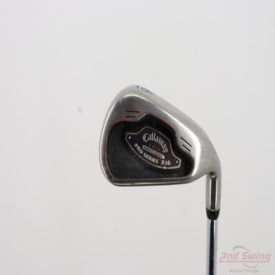 Callaway X-16 Pro Series Single Iron 6 Iron Callaway Stock Steel Steel Uniflex Right Handed 37.5in