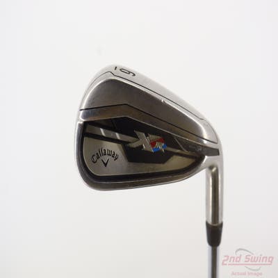 Callaway XR Single Iron 6 Iron True Temper Speed Step 80 Steel Regular Right Handed 37.75in