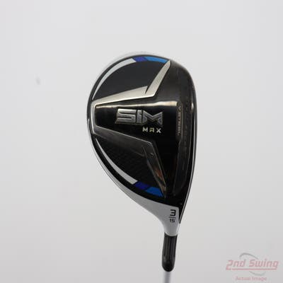 TaylorMade SIM MAX Fairway Wood 3 Wood 3W 15° Aldila NV Ladies 45 Graphite Ladies Right Handed 42.0in