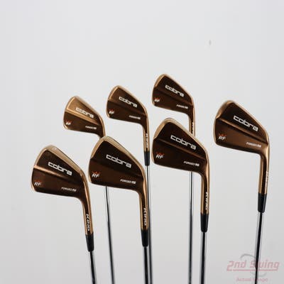 Cobra KING RF Forged MB Copper Iron Set 4-PW True Temper Dynamic Gold X100 Steel X-Stiff Right Handed +1/4"