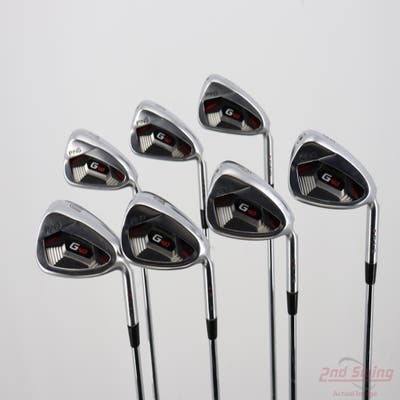 Ping G410 Iron Set 5-PW AW FST KBS Tour Steel X-Stiff Right Handed Red dot +3/4"