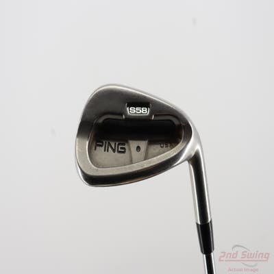 Ping S58 Wedge Pitching Wedge PW Stock Steel Shaft Steel Stiff Right Handed Black Dot 35.5in