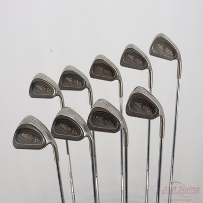 Ping Eye 2 Iron Set 3-PW SW Ping ZZ Lite Steel Stiff Right Handed Orange Dot -1/4"