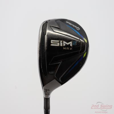 TaylorMade SIM2 MAX Fairway Wood 3 Wood HL 16.5° Aldila NVS Orange 65 Graphite Regular Left Handed 43.5in