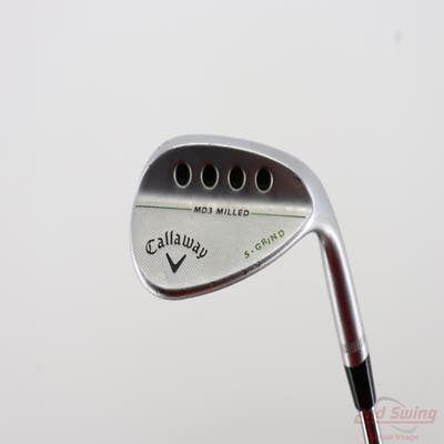 Callaway MD3 Milled Chrome S-Grind Wedge Sand SW 56° True Temper Dynamic Gold Steel Wedge Flex Right Handed 35.0in