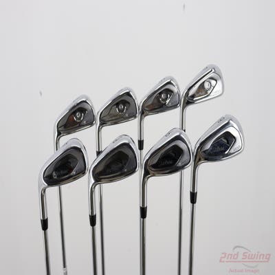Titleist T200 Iron Set 4-PW AW True Temper AMT Black R300 Steel Regular Left Handed -3/4"