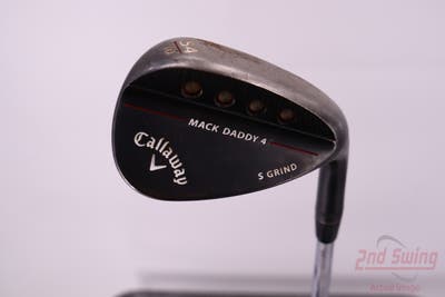 Callaway Mack Daddy 4 Black Wedge Sand SW 54° 10 Deg Bounce S Grind Dynamic Gold Tour Issue 115 Steel Stiff Right Handed 35.25in