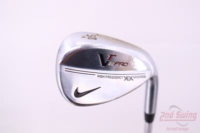 Nike Victory Red Pro Satin Chrome Wedge Lob LW 58° 10 Deg Bounce Stock Steel Shaft Steel Stiff Right Handed 35.0in