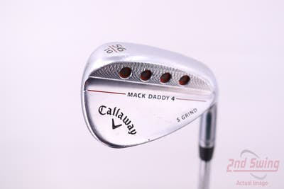 Callaway Mack Daddy 4 Chrome Wedge Sand SW 56° 10 Deg Bounce S Grind Dynamic Gold Tour Issue S200 Steel Stiff Right Handed 35.0in