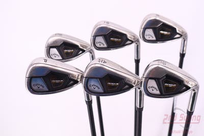 Callaway Rogue ST Max OS Lite Iron Set 8-PW AW GW SW Project X Cypher 40 Graphite Ladies Right Handed 37.0in