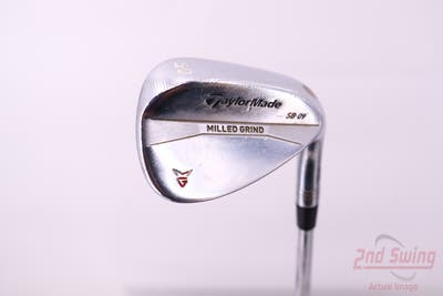 TaylorMade Milled Grind Satin Chrome Wedge Gap GW 50° 9 Deg Bounce Mid True Temper Dynamic Gold Steel Wedge Flex Right Handed 36.0in