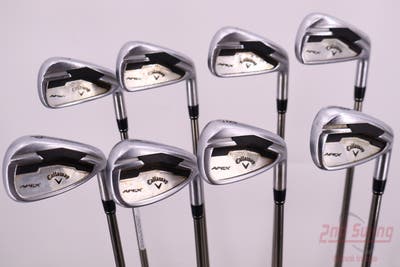 Callaway Apex Iron Set 4-PW AW UST Mamiya Recoil 680 Graphite Stiff Right Handed 38.5in