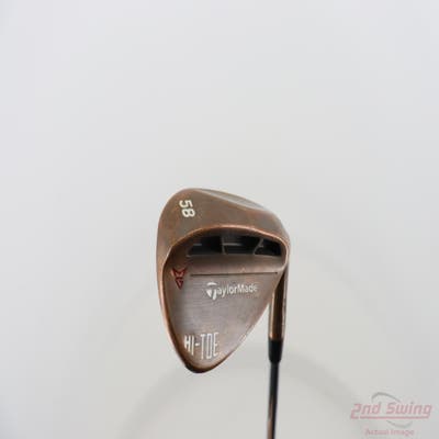 TaylorMade HI-TOE RAW Wedge Lob LW 58° True Temper Dynamic Gold Steel Wedge Flex Right Handed 35.0in