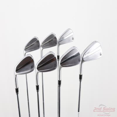 TaylorMade 2023 P790 Iron Set 4-PW Dynamic Gold Mid 115 Steel Stiff Left Handed +1/2"