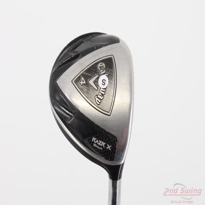 Callaway Razr X Black Fairway Wood 4 Wood 4W Callaway Razr X Black Fairway Graphite Stiff Right Handed 42.75in