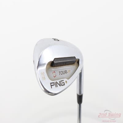 Ping Tour-W Brushed Silver Wedge Lob LW 60° 8 Deg Bounce Ping AWT Steel Stiff Right Handed White Dot 36.0in