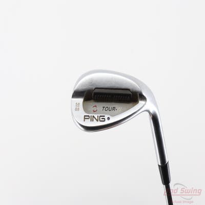 Ping Tour-W Brushed Silver Wedge Lob LW 58° 8 Deg Bounce Ping AWT Steel Wedge Flex Right Handed Blue Dot 35.0in
