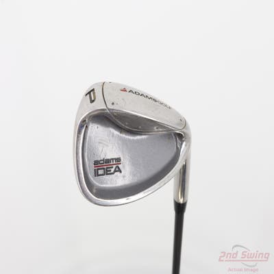 Adams Idea Single Iron Pitching Wedge PW Stock Graphite Shaft Graphite Stiff Right Handed 35.5in