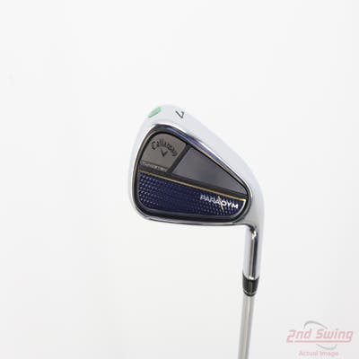 Mint Callaway Paradym Single Iron 7 Iron Aldila Ascent 50 Graphite Senior Right Handed 37.0in
