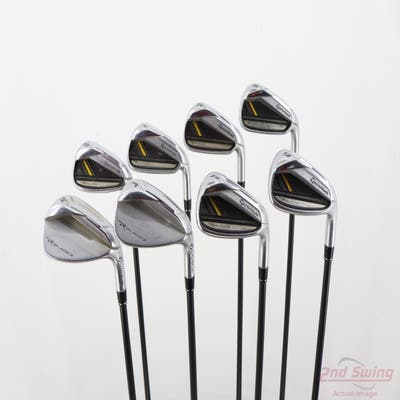 TaylorMade Rocketbladez Iron Set 5-PW AW SW TM Matrix RocketFuel 65 Graphite Senior Right Handed -3/4"