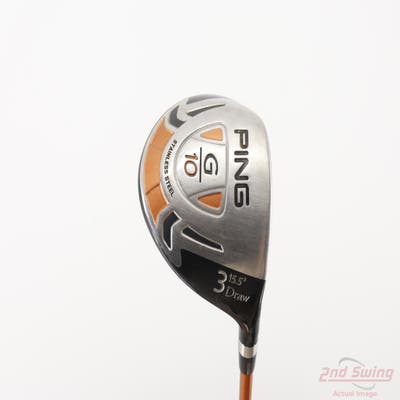 Ping G10 Draw Fairway Wood 3 Wood 3W 15.5° Ping TFC 129F Graphite Regular Right Handed 43.0in