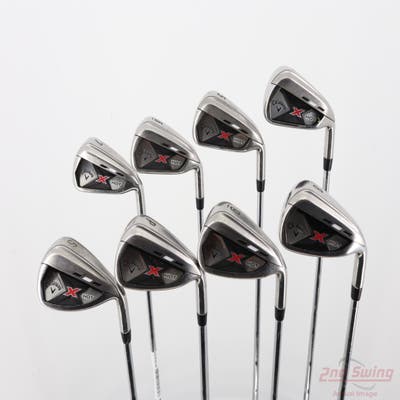 Callaway 2013 X Hot Iron Set 4-PW SW True Temper Speed Step 85 Steel Stiff Right Handed +1/4"