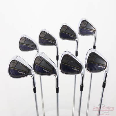 Callaway Paradym Iron Set 5-PW AW GW Project X IO 6.0 Steel Stiff Right Handed +1/4"