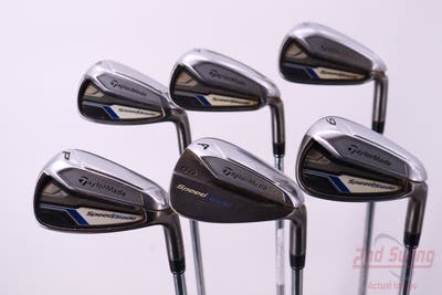 TaylorMade Speedblade Iron Set 6-PW AW FST KBS Tour Steel Regular Right Handed 38.25in