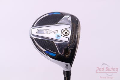 TaylorMade SIM Ti Fairway Wood 3 Wood 3W 15° Mitsubishi C6 Series Red Graphite Regular Right Handed 43.5in