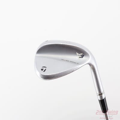 TaylorMade Milled Grind 3 Raw Chrome Wedge Lob LW 60° 10 Deg Bounce SB FST KBS C-Taper 130 Steel X-Stiff Right Handed 34.75in
