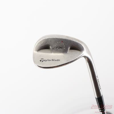 TaylorMade Rac Chrome Wedge Lob LW 60° 7 Deg Bounce Stock Steel Shaft Steel Wedge Flex Right Handed 35.25in