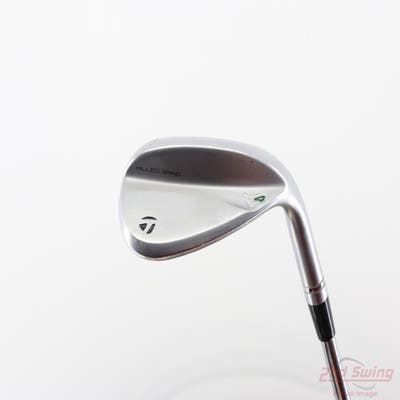 TaylorMade Milled Grind 3 Raw Chrome Wedge Lob LW 58° 11 Deg Bounce SB True Temper Dynamic Gold Tour Issue 115 Steel Wedge Flex Right Handed 34.75in