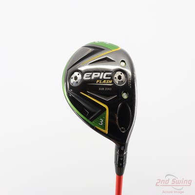 Callaway EPIC Flash Sub Zero Fairway Wood 3 Wood 3W 15° UST Mamiya ProForce V2 HL 5 Graphite Senior Right Handed 43.5in